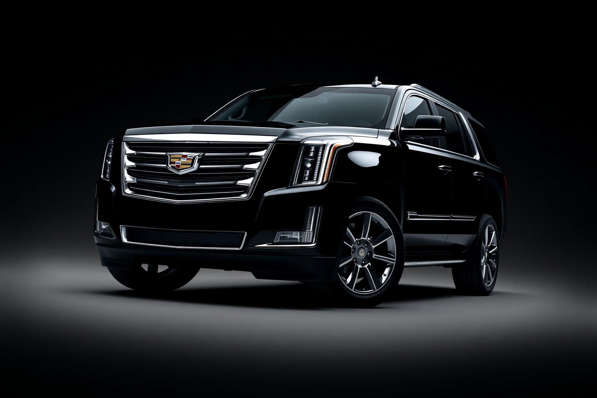 Luxury black SUV for corporate transportation in San Diego